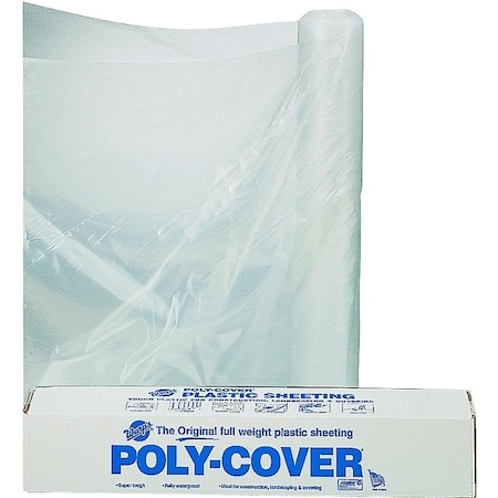 Orgill Poly Poly Film, 100 ft L, 16 ft W, Clear 6X16-C