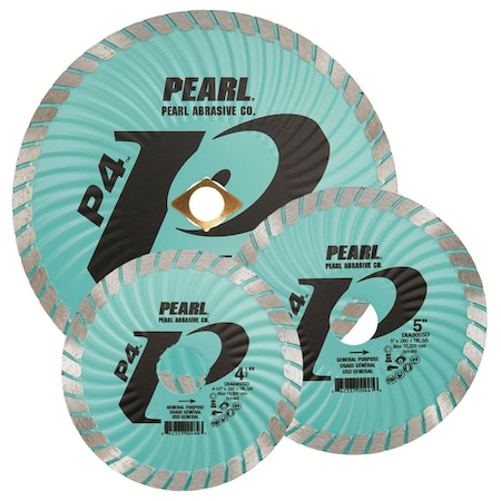 Pearl P4 SD Green WC Turbo Blade 4 x .070 x 5/8, 7/8 DIA04SDA