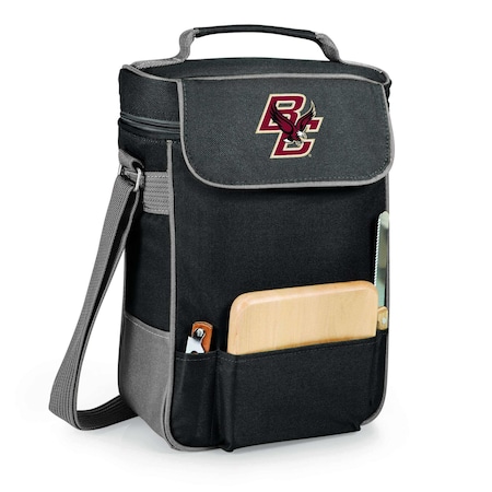 Picnic Time Family Of Brands NCAA Boston College Eagles Duet Wine and Cheese Tote Bag 623-04-175-054-0