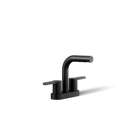 Kohler Elate Centerset bathroom sink faucet, 1.2 gpm 33591-4-BL
