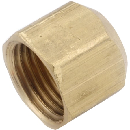 Anderson Metals 1/4'' Brass Flare Cap 754040-04
