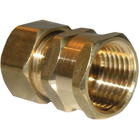 Westlake Pipe & Fittings 5/8'' Cx1/2'' FPT Brass Compression Adapter 17-6657