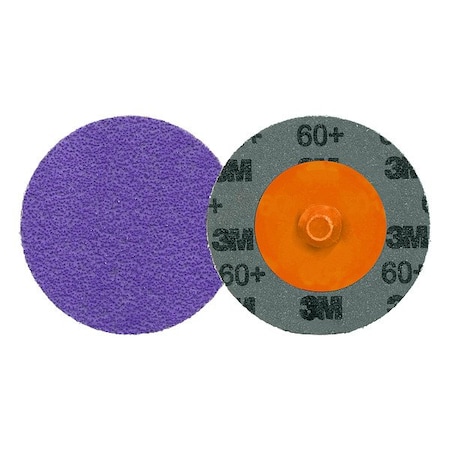 3M Cubitron Quick-Change Disc, Ceramic, 2 in Dia., PK50 7100331724