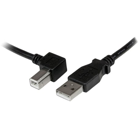 Startech.Com 1M USB 2.0 A TO LEFT ANGLE B CABLE M/M USBAB1ML