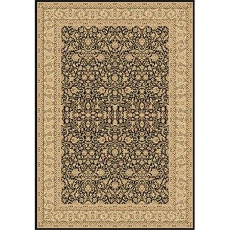 Dynamic Rugs Legacy 9.2 x 12.10 58004-090 Rug - Black LE101458004090