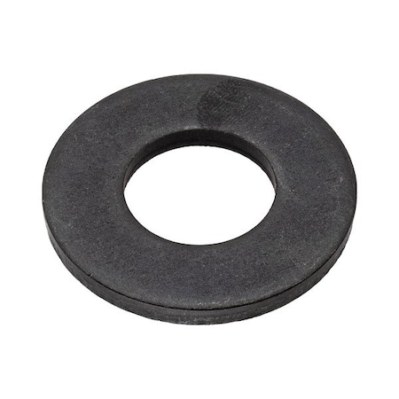 Zoro Select Flat Washer, For Screw Size 5/8 in , Stainless Steel Black Oxide Finish Z9100SS-BOX