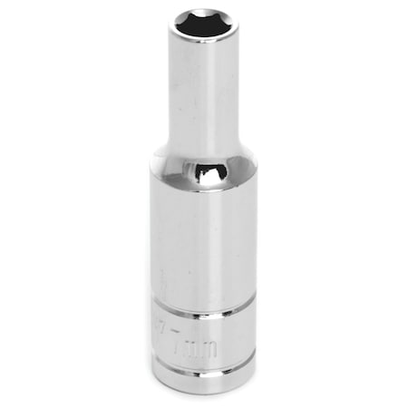 Performance Tool 3/8 In Dr. Deep Socket 7Mm Socket Dp 7Mm, W38407 W38407
