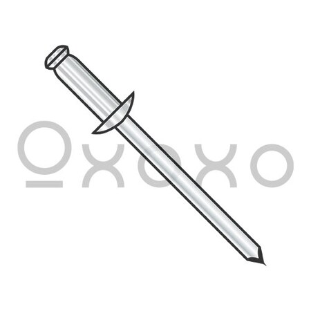 Oxoxo 3/16X.75-.87 Stainless Steel Rivet With Steel Mandrel, 2000PK 372895