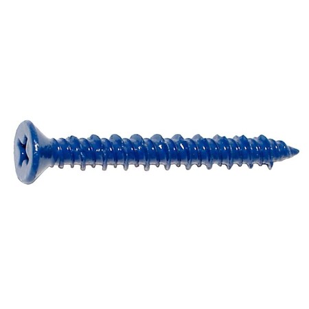 Midwest Fastener 09274 Masonry Screw, 3/16 in Dia, 1-3/4 in L, Steel, 100/PK, 100PK M09274