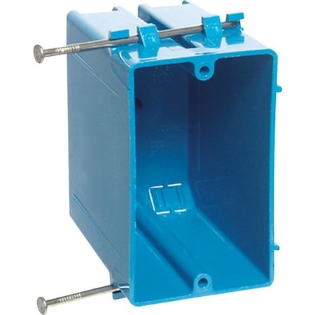 Abb Electrical Box, 22 cu in, Outlet Box Type, 1 Gang, PVC B122A-UPC