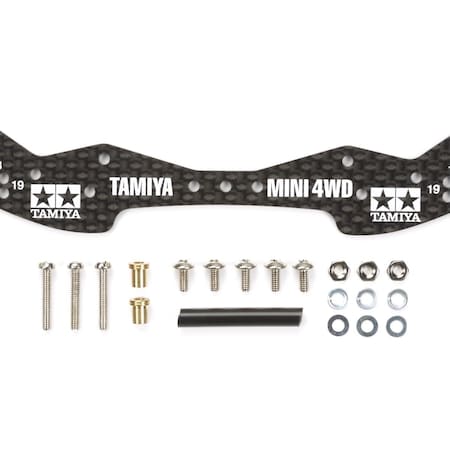 Tamiya 1.5 mm HG Carbon Wide Front Plate TAM15498