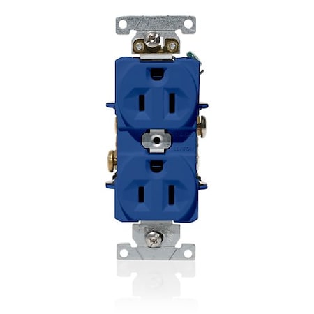 Leviton Duplex Receptacle/Outlet, 15 Amp C5262-BU