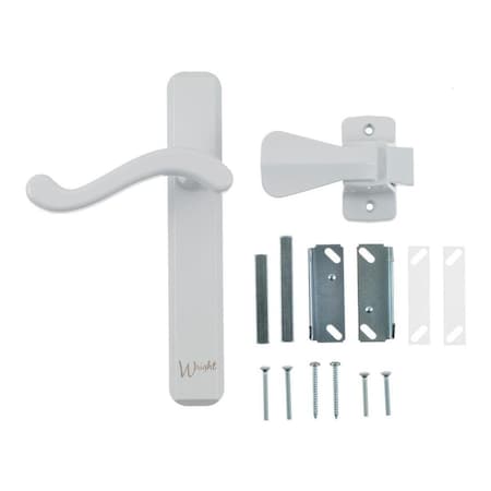 Wright Products Bayfield Surface Mount Latch - White VBA213WH