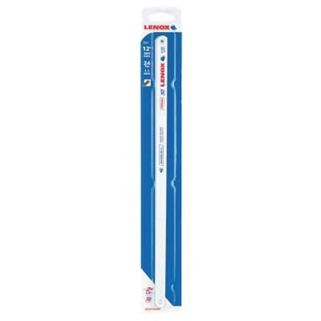 Lenox Hacksaw Blade, 1/2 in W, 12 in L, 24 TPI 20161T224HE