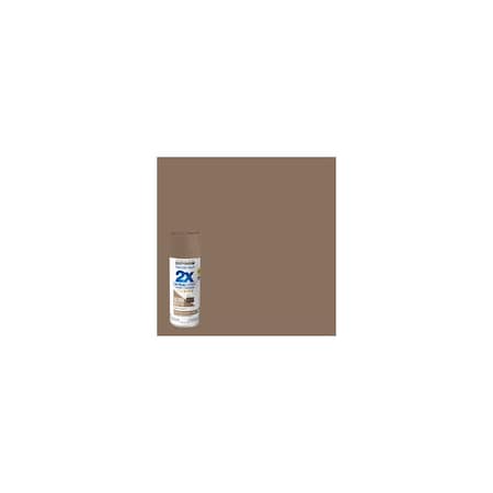 Rust-Oleum Painter's Touch 2X Ultra Cover Ultra Matte Spray Paint, Down to Earth, 12 oz. 372275