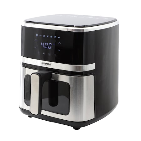 Better Chef 5.3 Quart Digital Display Air Fryer with Touch Controls in Silver 750124782M