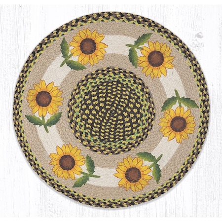 H2H 27 x 27 in. RP-593 Good Sunflower Round Patch H22548536