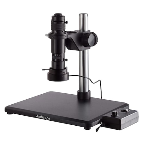 Amscope H1000 Inspection Zoom Monocular Stereo Microscope 0.83X-10X w/1080P 2MP HDMI Auto-focus Camera H1000-96S-AF2