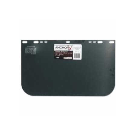 Anchor Brand Visor, Light Green, Unbound, 15-1/2 in L x 9 in H, For Jackson Safety Head Gear/Cap Adaptors 101-3441-U-LG