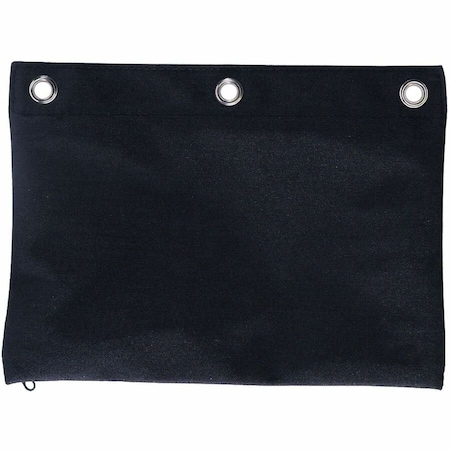 Business Source Binder Pencil Pouch, 10" x 7.4", Black, 6PK BSN18303