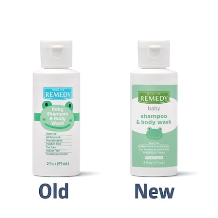 Medline Remedy Baby Shampoo and Body Wash, 2 oz., 144PK MSC092FW02