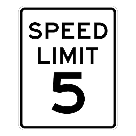 Sign Solutions Usa Traffic Sign, 24 in Width, Aluminum Sign, Vertical Rectangle DUS06HWT2430R2-15