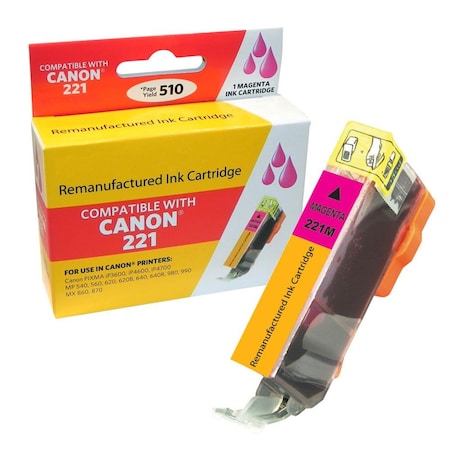 Ereplacements Ink-Magenta-Kodak-221M-Canon CLI-221M-KD