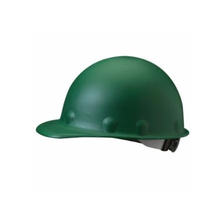 Honeywell Fibre-Metal P2 Series Roughneck Hard Cap, SuperEight Ratchet, Green 280-P2ARW74A000