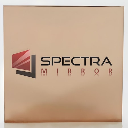 Spectra Mirror 24''X24'', 1/8'' Thick, Rose Gold Acrylic Color Mirror. Sizes Cut Nominal +/-1/8'' 3M1350F2424