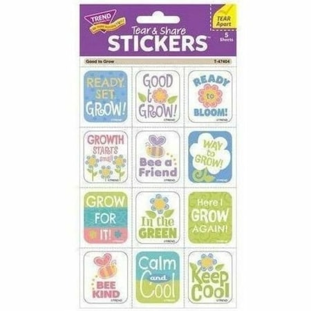 Trend Good to Grow Tear & Share Stickers, 360PK T47404