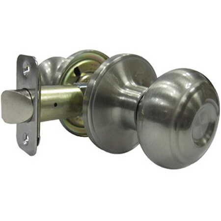 Taiwan Fu Hsing Industrial TruGuard Verona Fancy Mushroom Passage Knob Set, Satin Nickel 221795