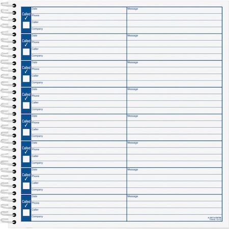 Tops Products BOOK, VOICE MAIL MESSAGE 4416