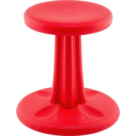 Kore Design Kids Wobble Chair for Schools, Classrooms, 14in tall, Active Seating, Red 803887
