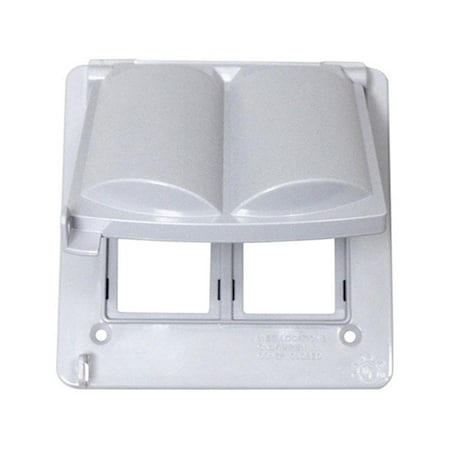 Sigma Engineered Solutions 14180WH White 2 gang Square Electrical Cover 3539400