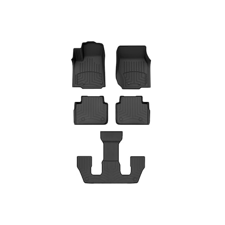 Weathertech Black, Front and Rear and Rear FloorLiner HP 441696-1-2-3IM