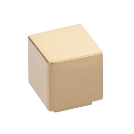 Patioplus 1 in. Allerton Square Cabinet Knob, Satin Brass PA3251332