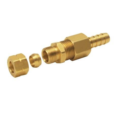 Derale 13032 0.37 in. Compression Fitting Kit DER13032