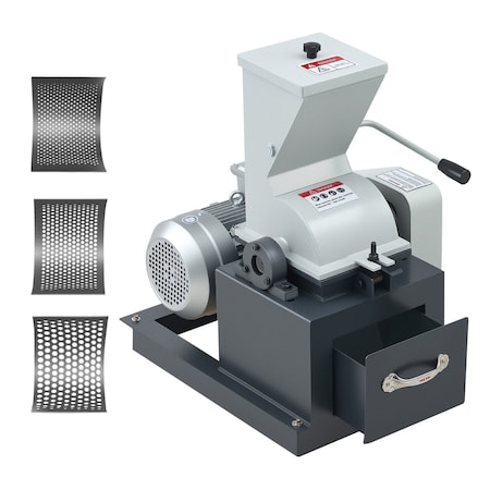 Vevor Hammer Crusher 2.5KW Automatic Mill Stone Crusher Three Screens 3/6/10 mm CC2500B