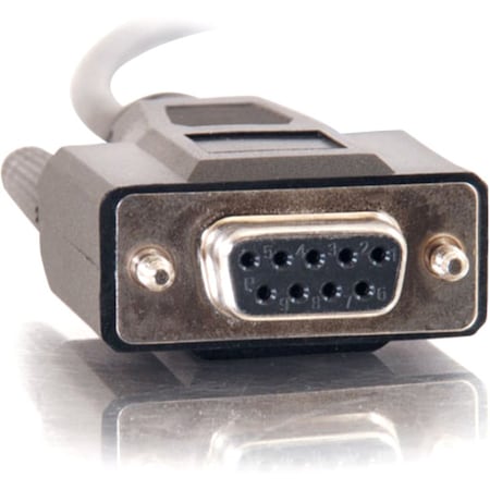 C2G C2G 6ft DB9 F/F Cable - Black - DB-9 Female - DB-9 Female - 6ft - Black 52035