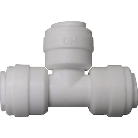Watts Aqualock 1/4'' x 1/4'' x 1/4'' Push-to-Connect Plastic Tee PL-3003