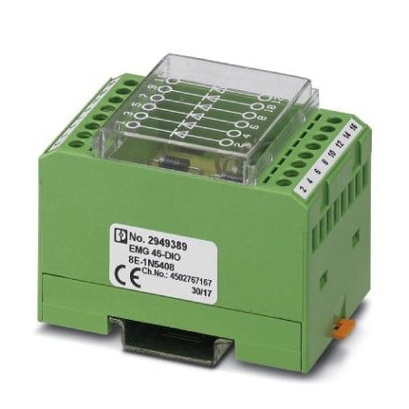 Phoenix Contact EMG 45-DIO 8E-1N5408 Diode module with 2949389