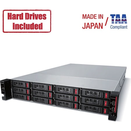 Buffalo 192TB 12 Bay 2U Rackmount NAS TS51210RH19212
