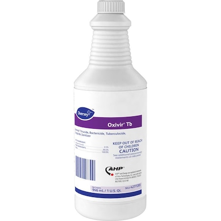 Diversey Cleaners & Detergents, 32 oz Bottle with Flip-Top Cap, Colorless 4277285