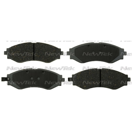 Newtek Automotive Usa Newtek Velocity Plus Economy Semi-Metallic w/Shim Disc Pads SMD797