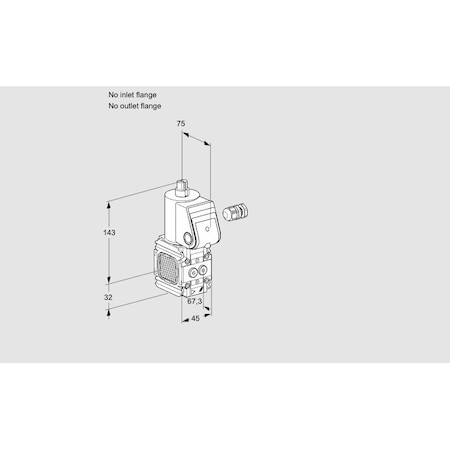 Honeywell Kromschroder Solenoid Gas Safety Valve - Class A, 500 mbar, IP65 Rated KS88013721