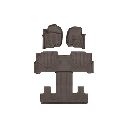 Weathertech Cocoa, Front and Rear FloorLiner HP 471295-1-4IM