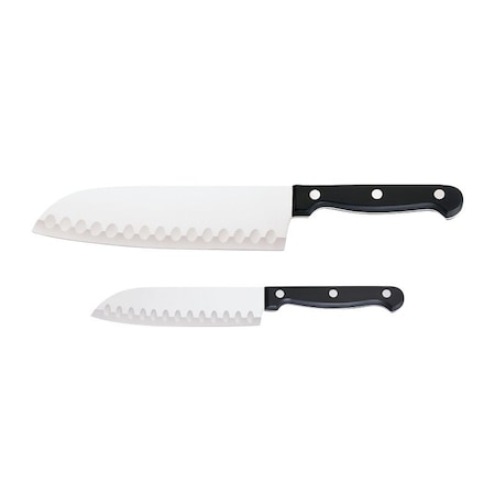 Chicago Cutlery Essentials Santoku/Partoku Knife Set, 2-Piece, Stainless Steel 1094281