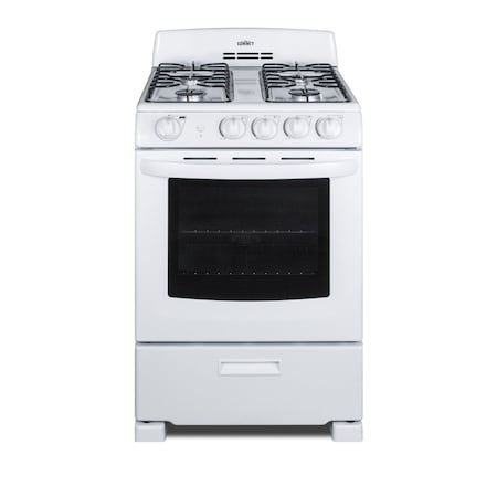 Summit 24in Wide Gas Range RG244WS