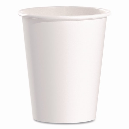 Solo Paper Hot Cups, 10 oz, White, 50PK 370W-2050