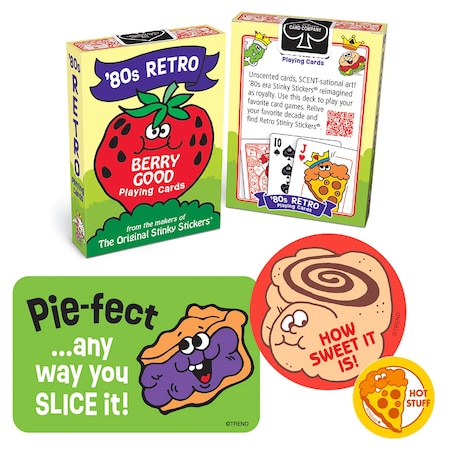 Trend 80s Retro Collection Playing Cards Plus Deluxe Set T90674